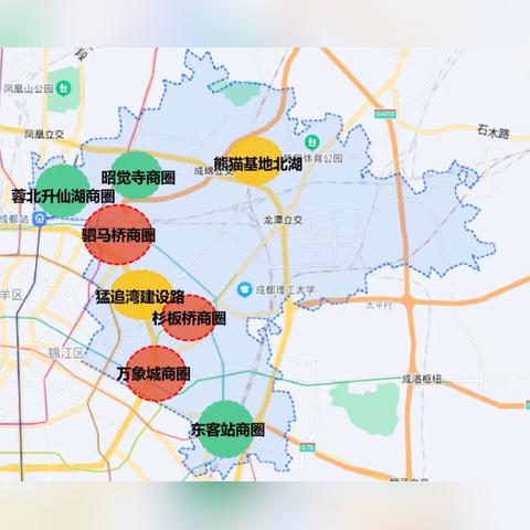 成都区域分布图最新解析