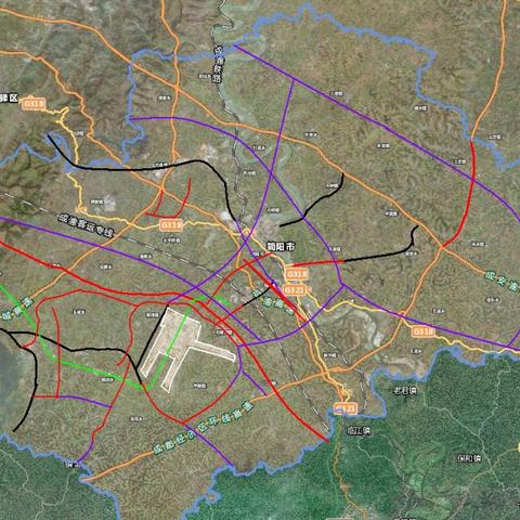 成都区域分布图最新解析